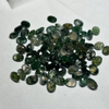 Natural Mother of pearl marquise shape cutting small beans cabochon for jewelry inlay making moss agate face cutting earrings 