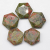 Natural Mother of pearl star shape cutting for pendant making fahsion stone women necklace Amethyst face cutting turqoise 