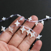 Natural Mother of pearl small beans for women jewelry necklace design DIY lightning shape cabochon design bracelet using 