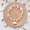 Natural Mother of pearl small beans for women jewelry inlay cabochon queen conch shell little star little flower bracelet DIY making