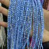 Natural Mother of pearl rice shape cutting for necklace design making colorful shell small beans parts women bracelet DIY making
