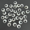 Natural Mother of pearl round circle shape cutting for pendant big cabochon women jewelry design making white shell embossment