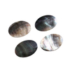 Natural Mother of pearl oval shape cutting big size for pendant jewelry making plain for DIY brown color bracelet design making 
