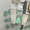 Natural Mother of pearl green shell cabochon cutting for earrings making inlay design colorful beads small parts oval shape DIY
