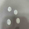 Natural Mother of pearl oval shape guadalupe cutting pendant making embossment icons shape small parts for women necklace