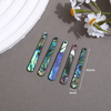 Natural Mother of pearl turtle shape cutting small beans abalone shell for jewelry making necklace design moon shape small beans