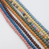Natural Mother of pearl small beads volcanic rock necklace making colorful jewelry DIY using women chain design fashion stone