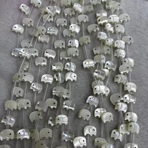 Natural Mother of pearl animal shape cutting for jewelry necklace design maing women fashion chain dog shape cat or rabbit