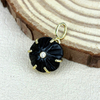 Natural Mother of pearl flower pendant design aventurine stone cabochon jewelry inlay green agate colorful lady jewelry making 
