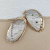 Natural Mother of pearl shell pendant design for women jewelry beauty conch original fashion beads for gift white shell bigger size