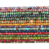 Natural Mother of pearl disc shape jewelry beads for women chain design making colorful ball bracelet small size stone DIY fashion 