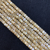 Natural Mother of pearl disc shape necklace for women jewelry making beads brown color shell bracelet oval design chain making