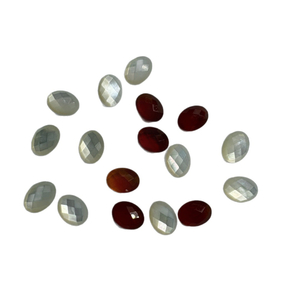 Natural Mother of pearl cabochon shape cutting oval design for rings inlay making face cutting small beads earring using parts