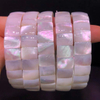 Natural Mother of pearl bracelet design for women jewelry making white shell square shape cutting fashion stone DIY handmade 