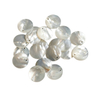 Natural Mother of pearl round shape earring design making free style pendant white shell women necklace DIY jewelry beads 