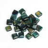 Natural Mother of pearl stone beads jewelry chain design making square shape for necklace malachite stone lapis fashion jewelry