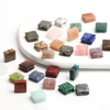 Natural Mother of pearl stone beads jewelry chain design making square shape for necklace malachite stone lapis fashion jewelry