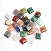 Natural Mother of pearl stone beads jewelry chain design making square shape for necklace malachite stone lapis fashion jewelry