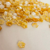 Natural Mother of pearl yellow flower design cutting for earrings making women jewelry small parts pretty things cabochon design necklace 
