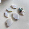 Natural Mother of pearl rhombic shape cutting for pendant design using big cabochon abalone shell joint style women jewelry 