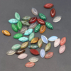 Natural Mother of pearl marquize shape cabochon for rings cutting colorful stone malachite women jewelry making design inlay 