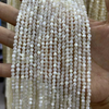 Natural Mother of pearl ball shape cutting bigger size for necklace women jewelry DIY using white shell bracelet beans parts 