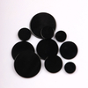 Natural Mother of pearl small disco shape by onxy stone for women necklace inlay design black stone small beans round plain 