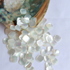 Natural Mother of pearl square shape for jewelry making inlay cabochon design small parts pretty things white shell women necklace 