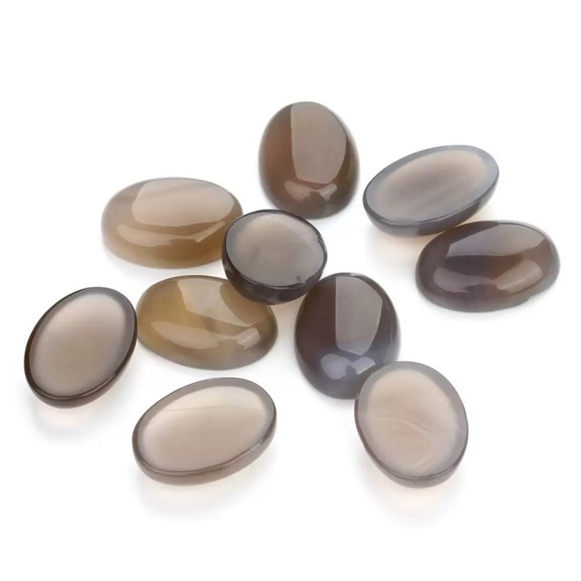 Natural Mother of pearl oval beans cutting for earring women jewelry inlay making agate material lapis rings design cabochon 