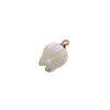 Natural Mother of pearl flower shape cutting small things for bracelet design women jewelry making white shell necklace earrings