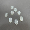 Natural Mother of pearl oval shape cutting jesus image for pendant inlay making guadalupe design icons white shell necklace design