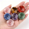 Natural Mother of pearl flower shape cutting higt thickness colorful stone for women plaything red stone parts small beans earrings