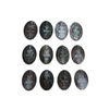 Natural Mother of pearl oval shape pendant image cutting women jewelry inlay making design black shell cabochon beans icons