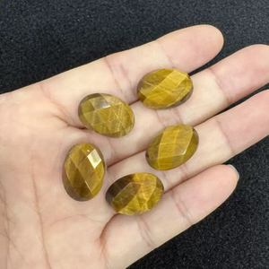 Natural Mother of pearl oval cabochon for rings design making tiger eyes stone face cutting red agate blue stone jewelry beans 