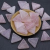 Natural Mother of pearl necklace design making pink color triangle shape cutting plain parts beans women bracelet making design