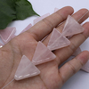 Natural Mother of pearl necklace design making pink color triangle shape cutting plain parts beans women bracelet making design