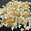 Natural Mother of pearl butterfly shape for necklace design making small beans cabochon yellow shell women bracelet DIY using