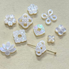 Natural Mother of pearl small beans cutting bow shape for women jewelry making DIY pretty things flower shape clover design bracelet