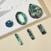 Natural Mother of pearl hollow pendant women jewelry earrings making abalone shell drop shape cutting bigger pendant fashion 