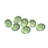 Natural Mother of pearl oval shape cutting for rings design green chalcedony small beans for necklace inlay agate jewelry making