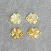 Natural Mother of pearl flower shape cutting for bracelet making clover design women jewelry DIY using earring design inlay making