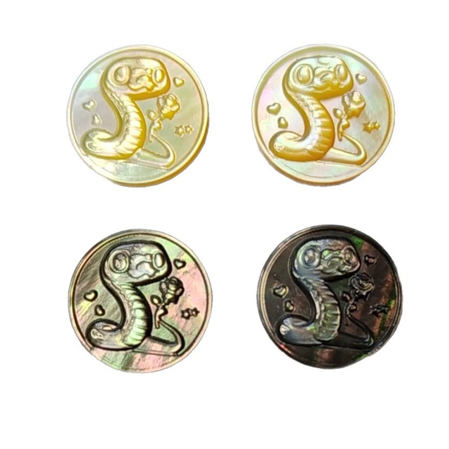 Natural Mother of pearl hollow design for bracelet design making women jewelry animal shape cutting for pendant small beans image 