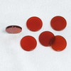 Natural Mother of pearl round disco shape cutting red agate for rings inlay making women jewelry using small beans onxy cabochon 