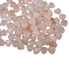 Natural Mother of pearl heart shape cutting bombe face small beans for necklace design using parts rose crystal cabochon design
