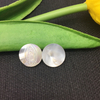 Natural Mother of pearl small guadalupe for jewelry inlay rings design women necklace making round shape cutting cabochon 