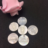 Natural Mother of pearl small guadalupe for jewelry inlay rings design women necklace making round shape cutting cabochon 