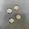 Natural Mother of pearl image shape cutting embossment pendant making angle image white shell round design guadalupe 