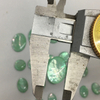 Natural Mother of pearl green shell cabochon cutting for earrings making inlay design colorful beads small parts oval shape DIY