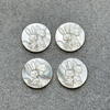 Natural Mother of pearl animal shape cutting round pendant jewelry inlay design cabochon black shell for embossment women necklace 