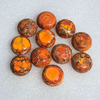 Natural Mother of pearl cabochon stone rings inlay making women jewelry design colorful stone beans necklace turquoise parts 